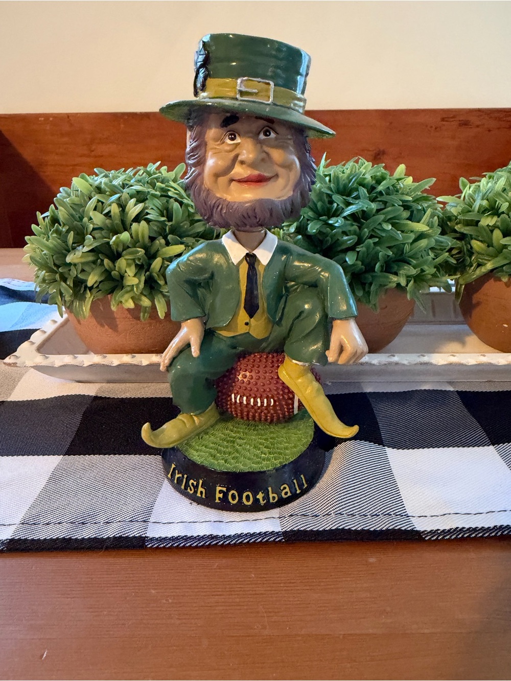 IRISH SPORTS BOBBLEHEAD
Limited Edition #814 out of 12,500